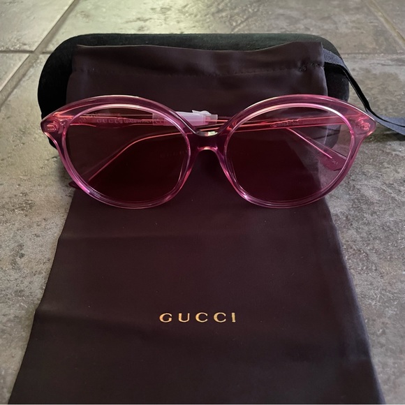 Gucci Accessories - Gucci Women’s Pink Sunglasses . GG0257SA . New
